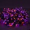 Halloween String Lights, 66FT 200 LED Connectable Black Wire 8 Modes String Lights, Waterproof Christmas Decorations for Indoor Outdoor Patio Party Holiday, Purple & Orange & Organizer Storage Tote Bag